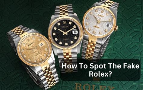 truffa rolex|how to identify a rolex.